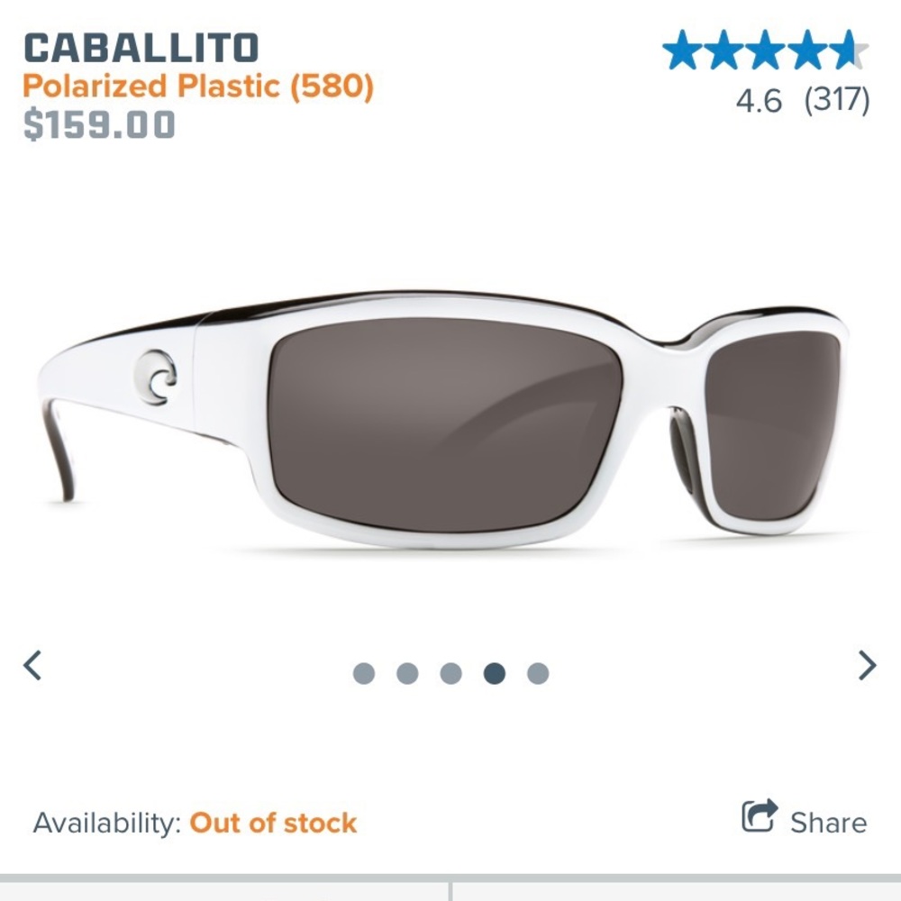 Costa sunglasses.